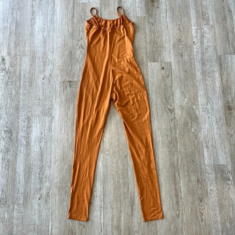 Womens Fashion Nova Orange Jumpsuit - L - Picture 4 of 7
